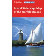 Collins Nicholson Waterways Map of the Norfolk Broads (Waterways Guides ...