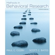 Methods In Behavioral Research By Cozby, Paul C., Bates, Scott ...