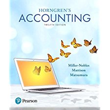 Horngren's Accounting By Miller-Nobles, Tracie, Mattison, Brenda ...