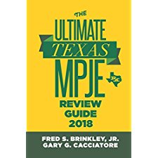 The Ultimate Texas MPJE Review Guide 2018 By Pharm.D., J.D. Gary G ...