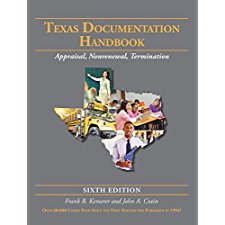 Texas Documentation Handbook Appraisal, Nonrenewal, Termination by