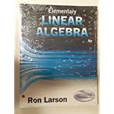 Elementary Linear Algebra + Webassign 1 Term Access Card for Larson's ...