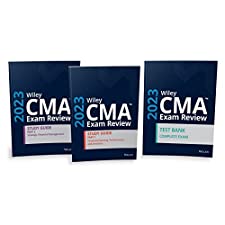 Wiley CMA Exam Study Guide and Online Test Bank 2023: Complete Set