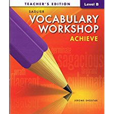 Vocabulary Workshop Achieve Teacher's Edition Level B By Sadlier Oxford ...