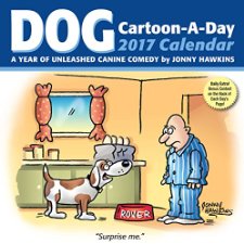 Dog Cartoon-A-Day 2017 Calendar by Jonny Hawkins (9781449476731)