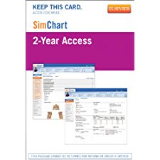 Simchart 2 year access code by Elsevier (9781455710881)