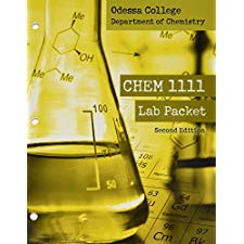 CHEM 1111 Lab Packet by ODESSA COLLEGE CHEMISTRY DEPT (9781465296108)