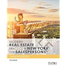 Modern Real Estate Practice in New York for Salespersons by Irlander ...