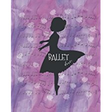 Cute Dance Journal Ballet Lined Notebook For Girls Perfect - 