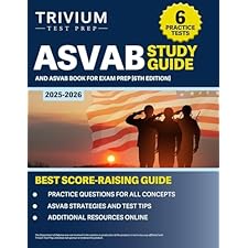 ASVAB Study Guide 2025-2026: 6 Practice Tests and ASVAB Book for Exam ...