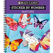 Brain Games - Sticker by Number: Nature [Spiral-bound] Publications ...