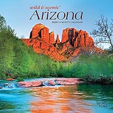 Arizona Wild Scenic 2024 7 X 14 Inch Monthly Mini Wall Calendar   9781975457655