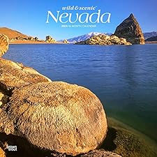 Nevada Wild Scenic 2024 12 X 24 Inch Monthly Square Wall Calendar   9781975464165