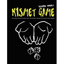 Kismet Game Score Sheet: 100 Pages Pocket Score Sheet Reference for
