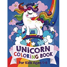 Cute Unicorn Coloring for kids age 4-8 : Fantastic Unicorn