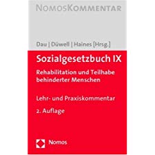 Sozialgesetzbuch IX. Rehabilitation Und Teilhabe Behinderter Menschen ...